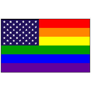 Old Glory Gay Pride Rainbow Flag - The Green Monkey - ClipArt Best ...