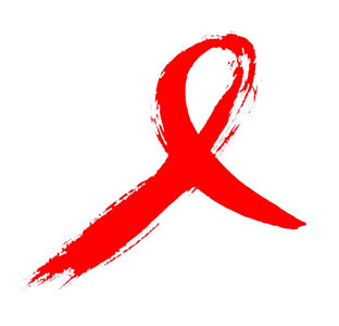 Aids red ribbon clipart