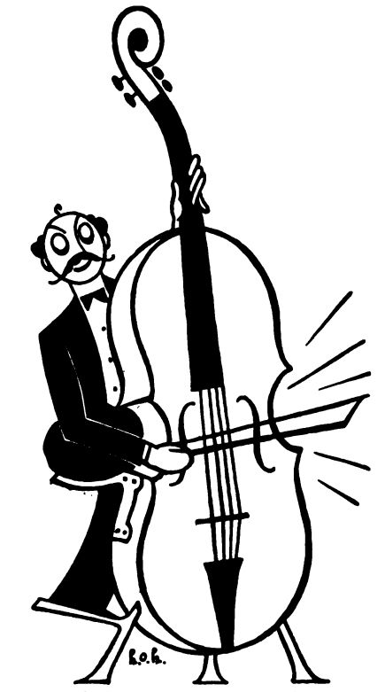 Double bass clip art