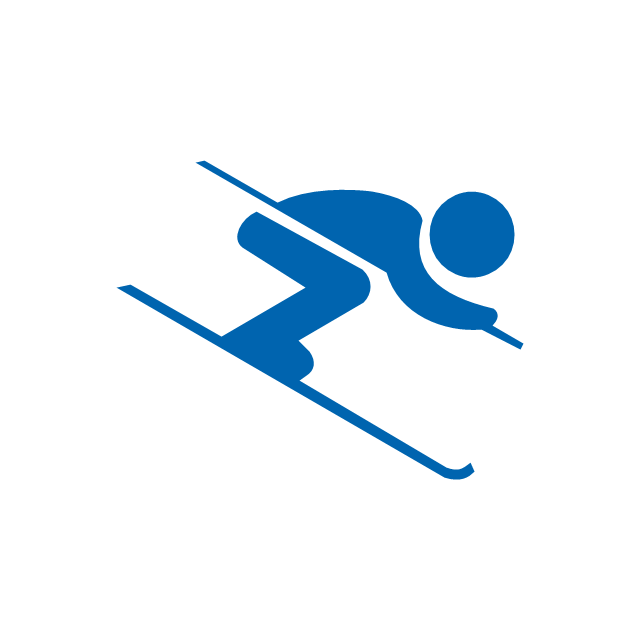 Winter sports pictograms - Vector stencils library | Sport ...