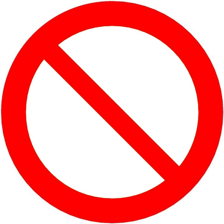 Clipart universal no sign