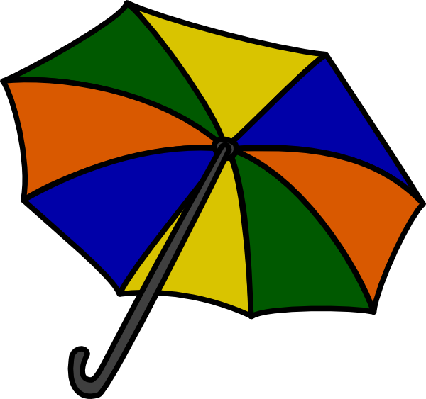 Beach Umbrella Cartoon