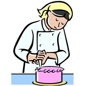 Clipart baking cake