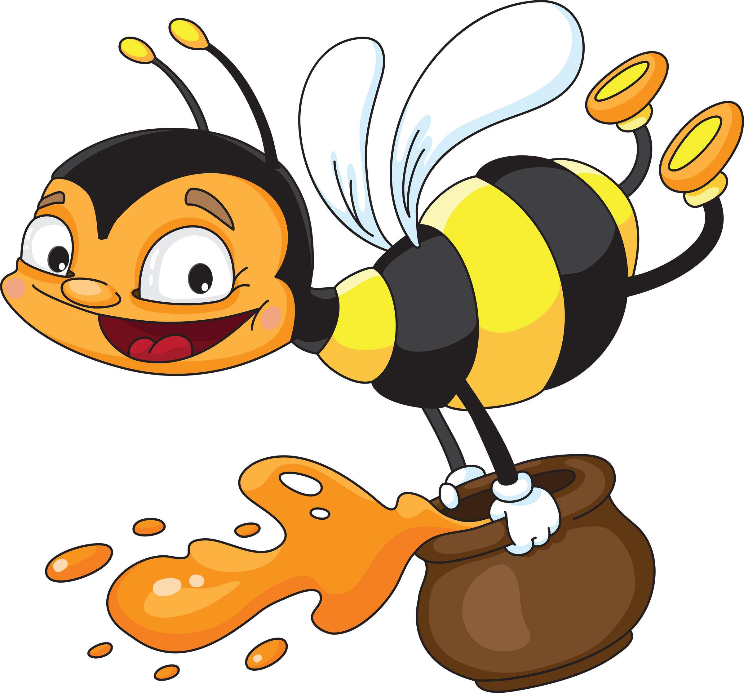 Tree clipart busy bee