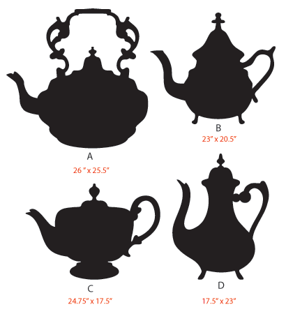 Teapot silhouette clip art