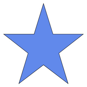 Blue Star Clip Art - Tumundografico