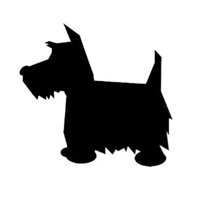 10*9CM SCOTTISH TERRIER DOG Cartoon Car Stickers And Decals ...