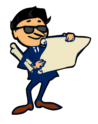 Male civil engineer clipart