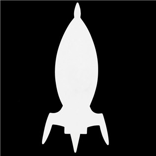 Rocket Ship Stencil