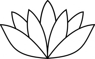 Lotus Flower Drawing Outline