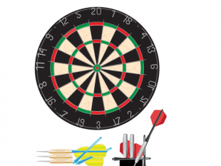 Dartboard Vector Illustration | free vectors | UI Download