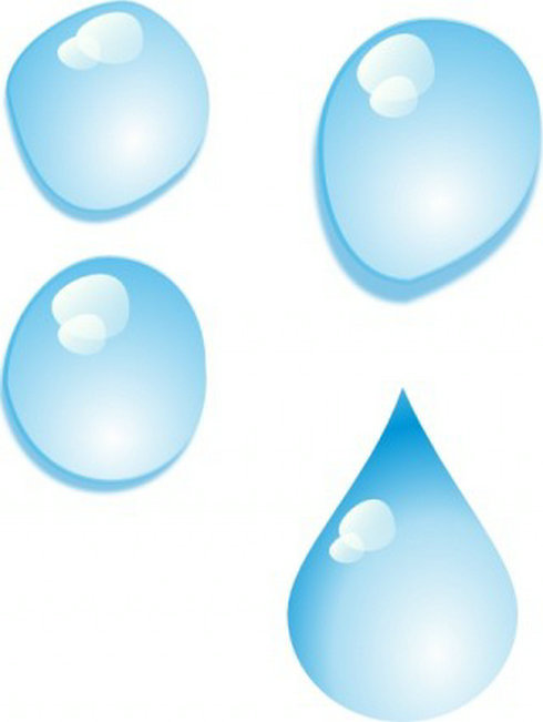 Water droplets clipart cute - ClipartFox