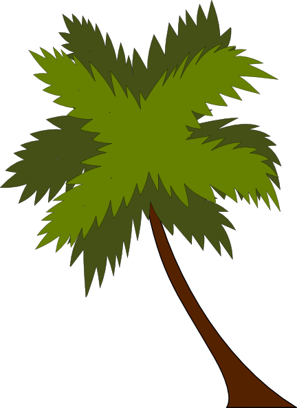 Vector Coconut Tree Clipart - The Cliparts