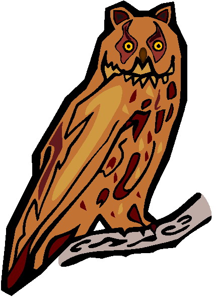 Clip Art - Clip art owls 095702