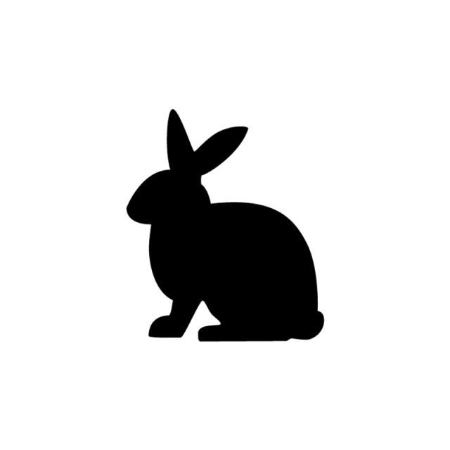 Bunny Stencil ClipArt Best