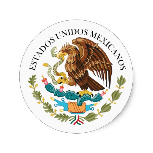 Seal the Government Mexico, Mexico Stickers from Zazzle.