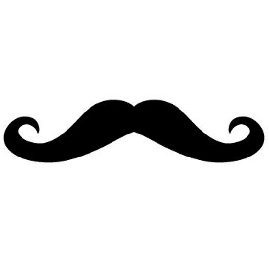 No. 1 Photo Booth Prop- Z Mustache