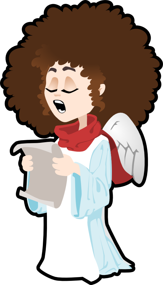 Free Angel Singing Clip Art