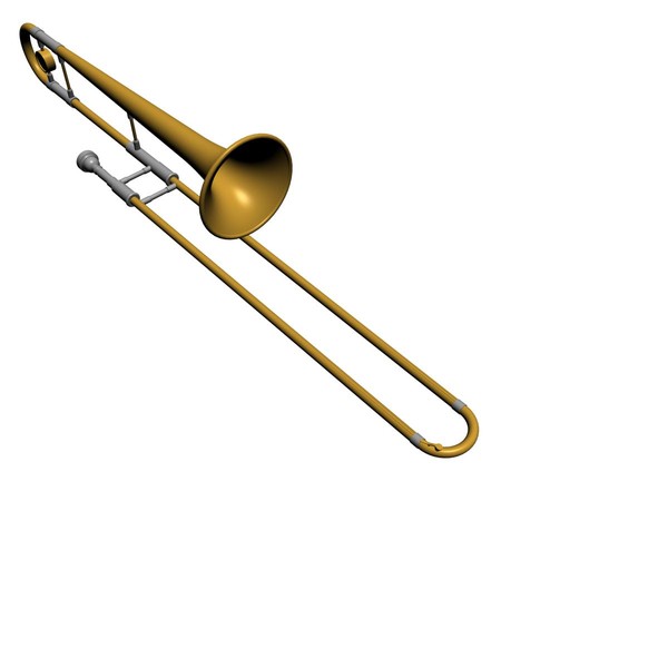 trombone 3d max