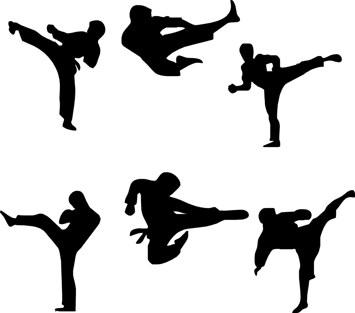 Taekwondo Kicks Clipart 22 pictures of martial arts.