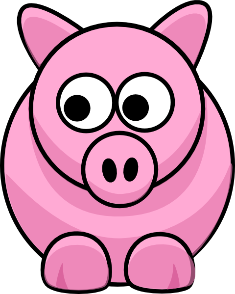 Piggy clip art - vector clip art online, royalty free & public domain