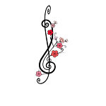 Flower_Treble_Clef_by_ ...