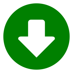 Green down circular icon - Free green arrow icons
