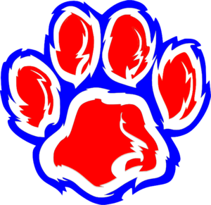 Wheeler Wildcat Paw clip art - vector clip art online, royalty ...