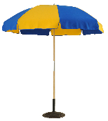 Alternating Color Umbrellas