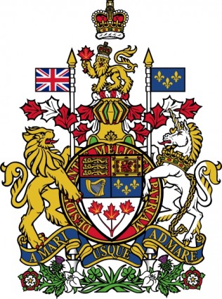 Coat Of Arms Of Canada clip art Vector clip art - Free vector for ...