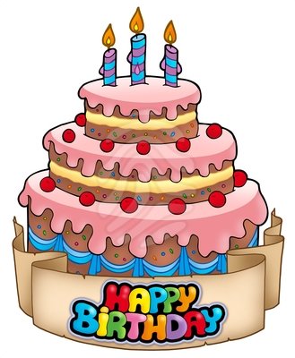 Happy birthday clip art beautiful and cute | Funny Clip art and ...