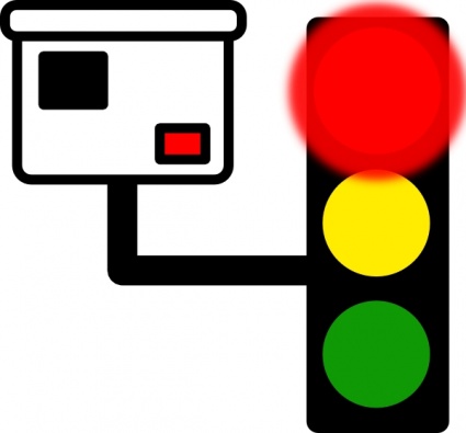 Traffic semaphore red light vector, free vector images