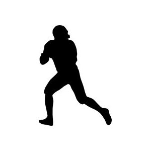 Receiver Football Stencil - 48 inch (at longest point) - 60 mil ...