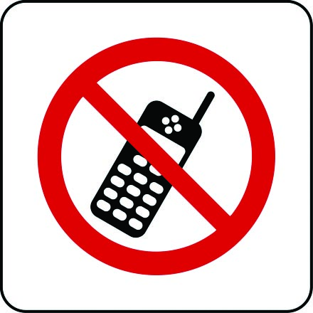 Prohibition – No mobile phones symbol sign - StockSigns