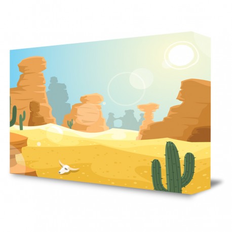Cartoon Desert Background Backdrop For Theater Shows & Events