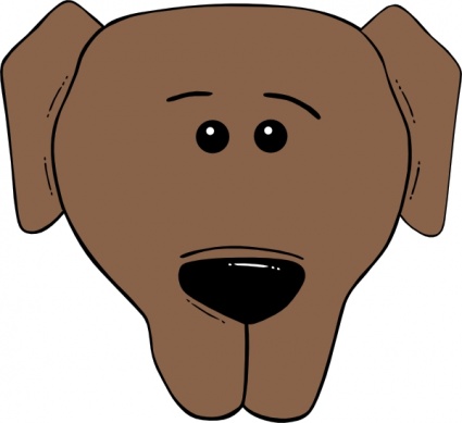 Dog Face Clipart