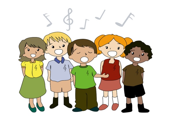 Kids Singing Clipart