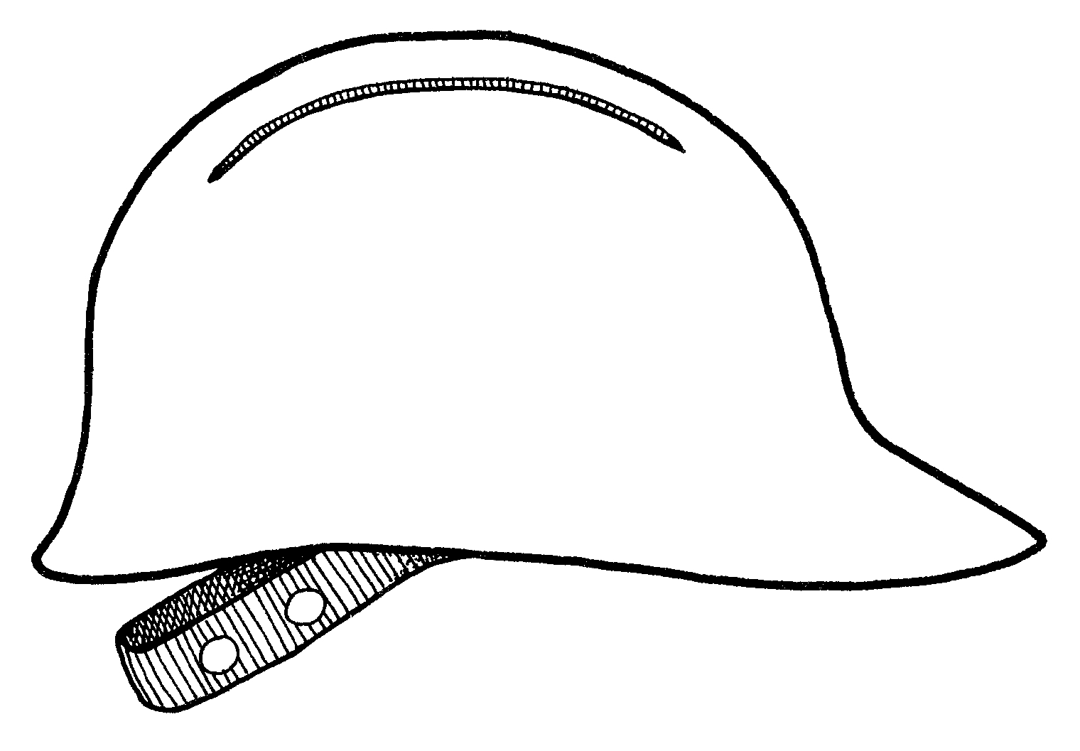 Construction Hat Coloring Page