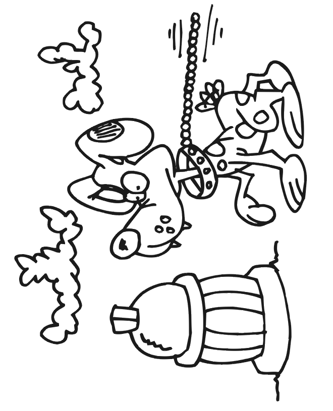 Fire Hydrant Coloring Pages - AZ Coloring Pages