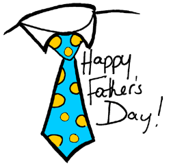 Father's Day Black And White Clipart