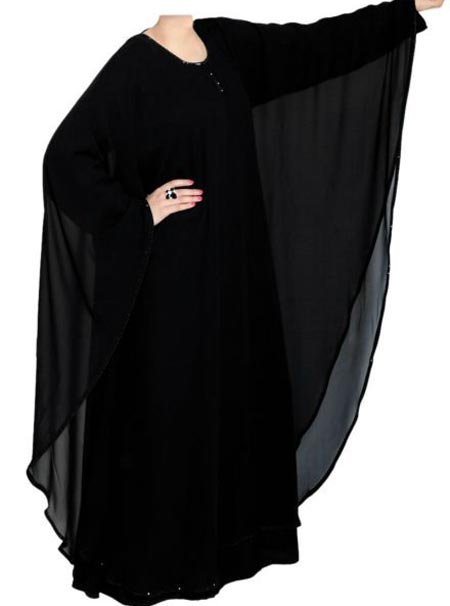 Simple Black Plain Abaya Designs 2016 2017, Islamic Burka Style ...