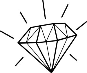 Sparkling Diamond Jeweler Clipart