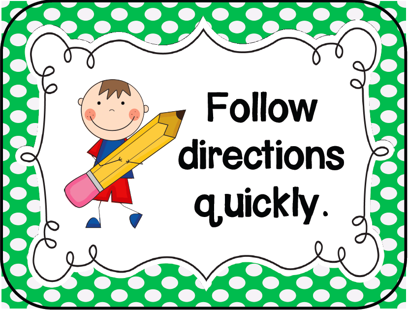 Classroom Procedures Clipart