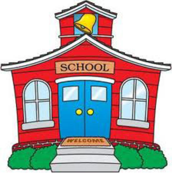 Allowed school building clipart