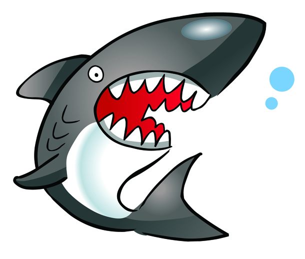 Shark Angry Face Clipart