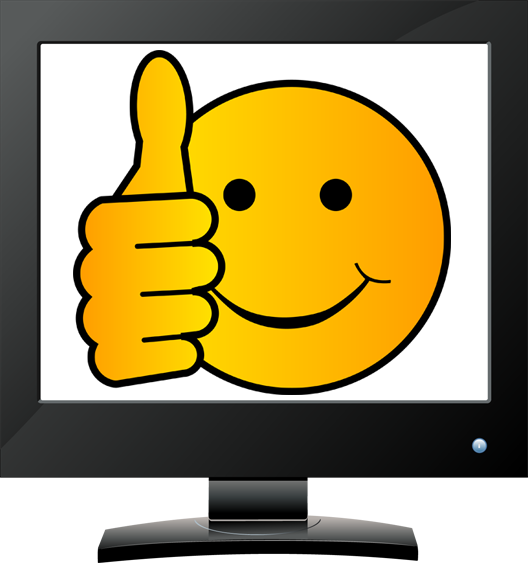 Clipart smiley face computer