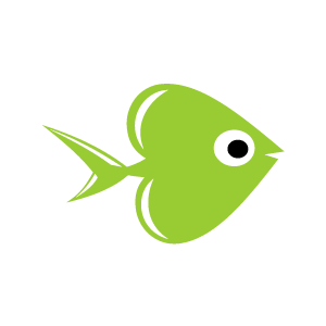 Fish clipart green