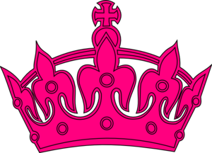 Pink tiara clipart no background