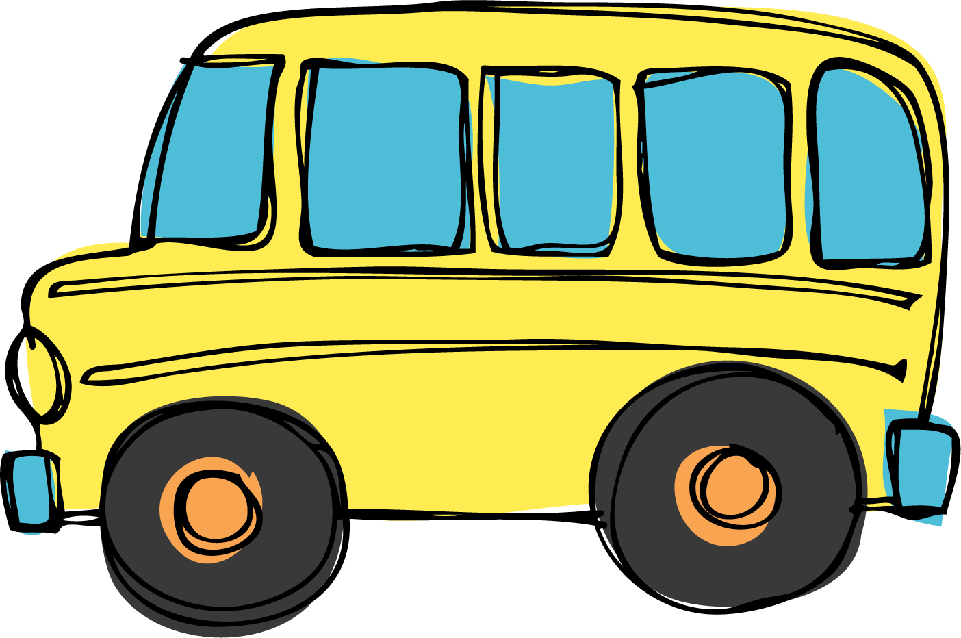 short-yellow-bus-pictures-clipart-best