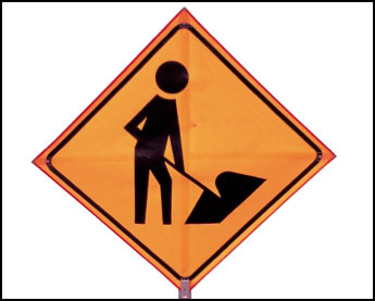 Here are our roll-up traffic control and road construction signs.